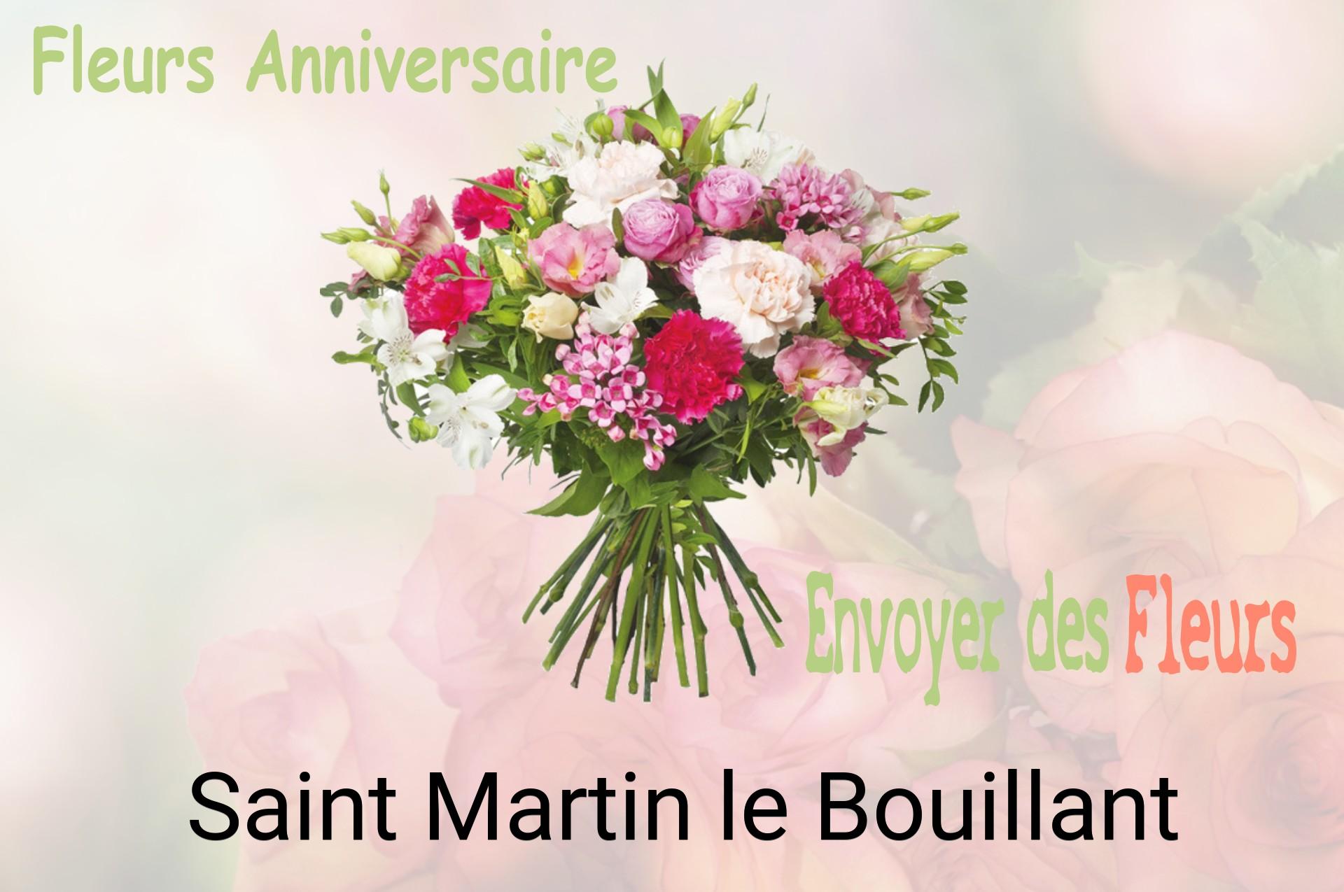 Bouquet de fleurs d’anniversaire livré à Saint-Martin-le-Bouillant